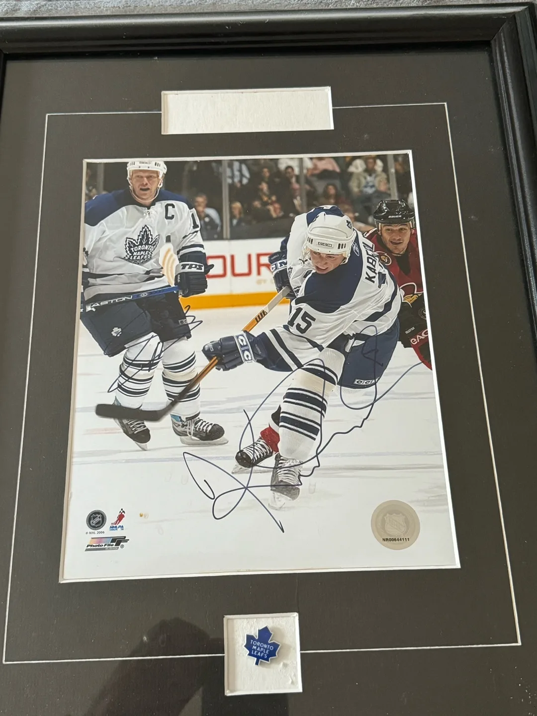 Framed Toronto Maple Leafs Autographed Memorabilia thumbnail