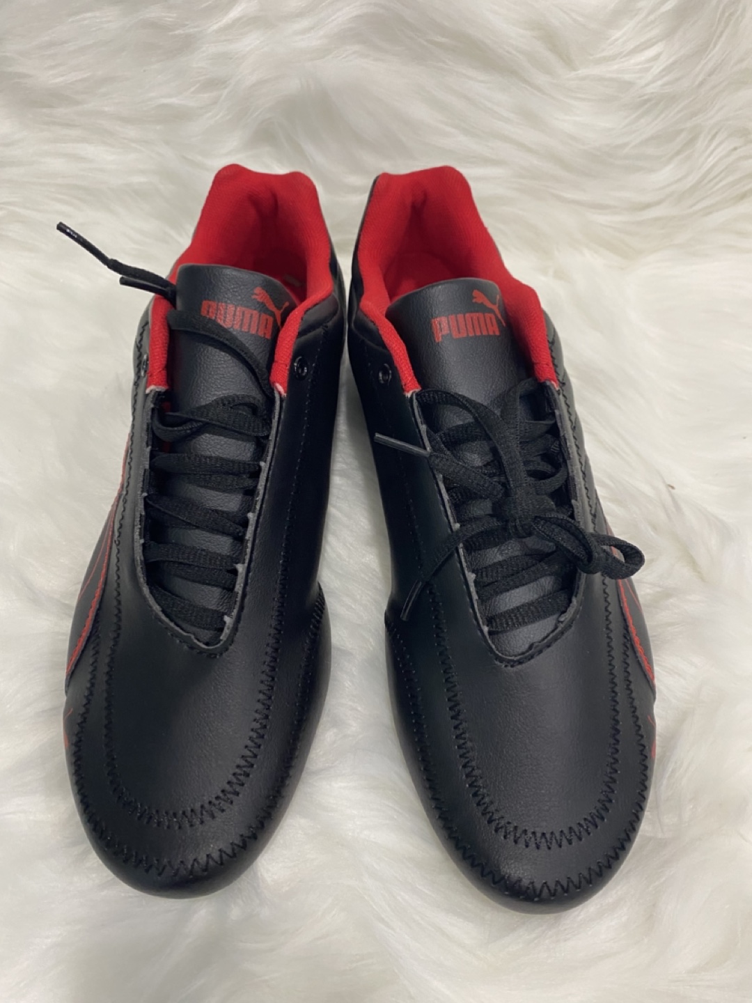 Puma Men's Black and Red Sneakers - Size 12 - photo 2