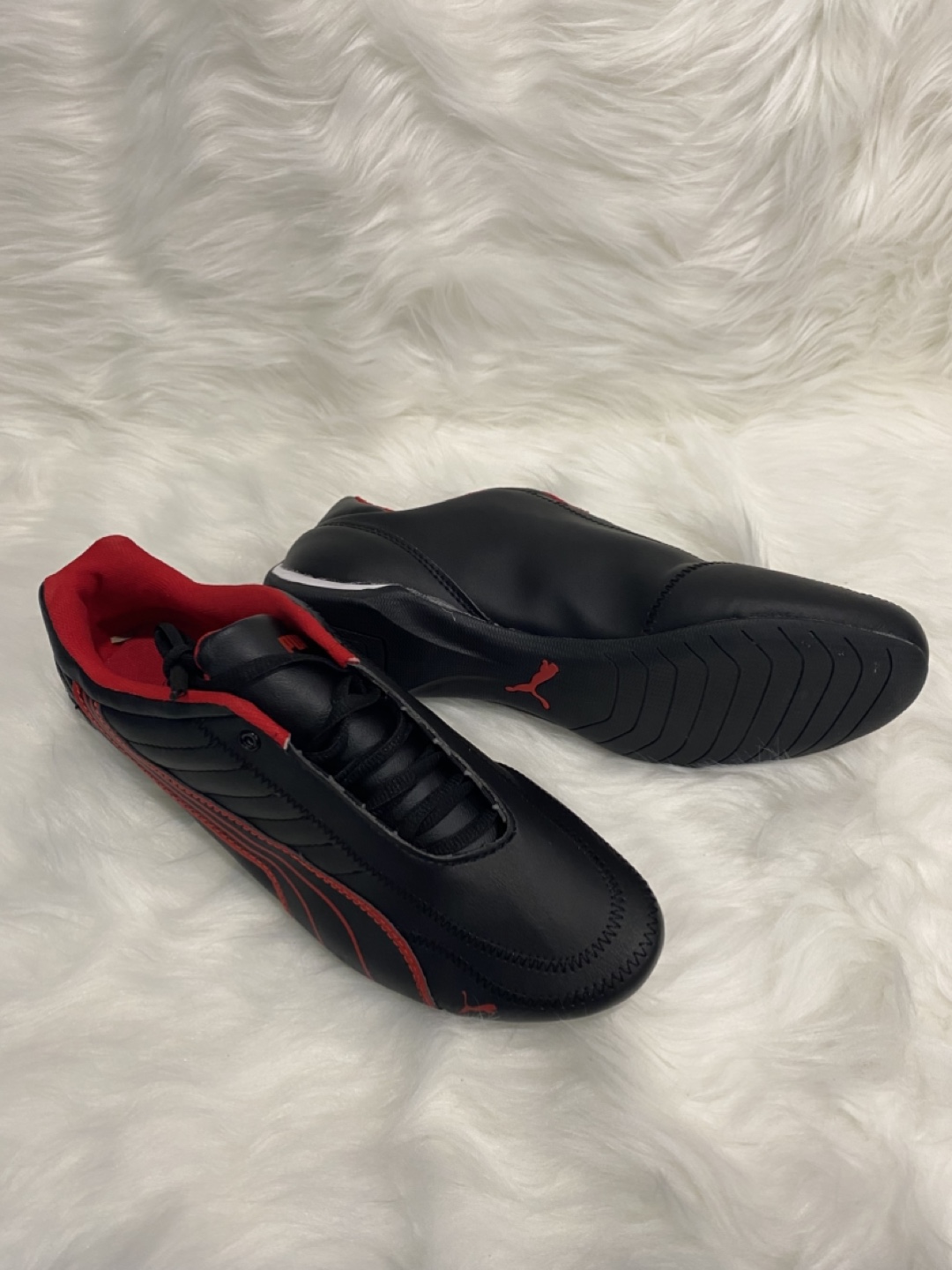 Puma Men's Black and Red Sneakers - Size 12 - photo 5