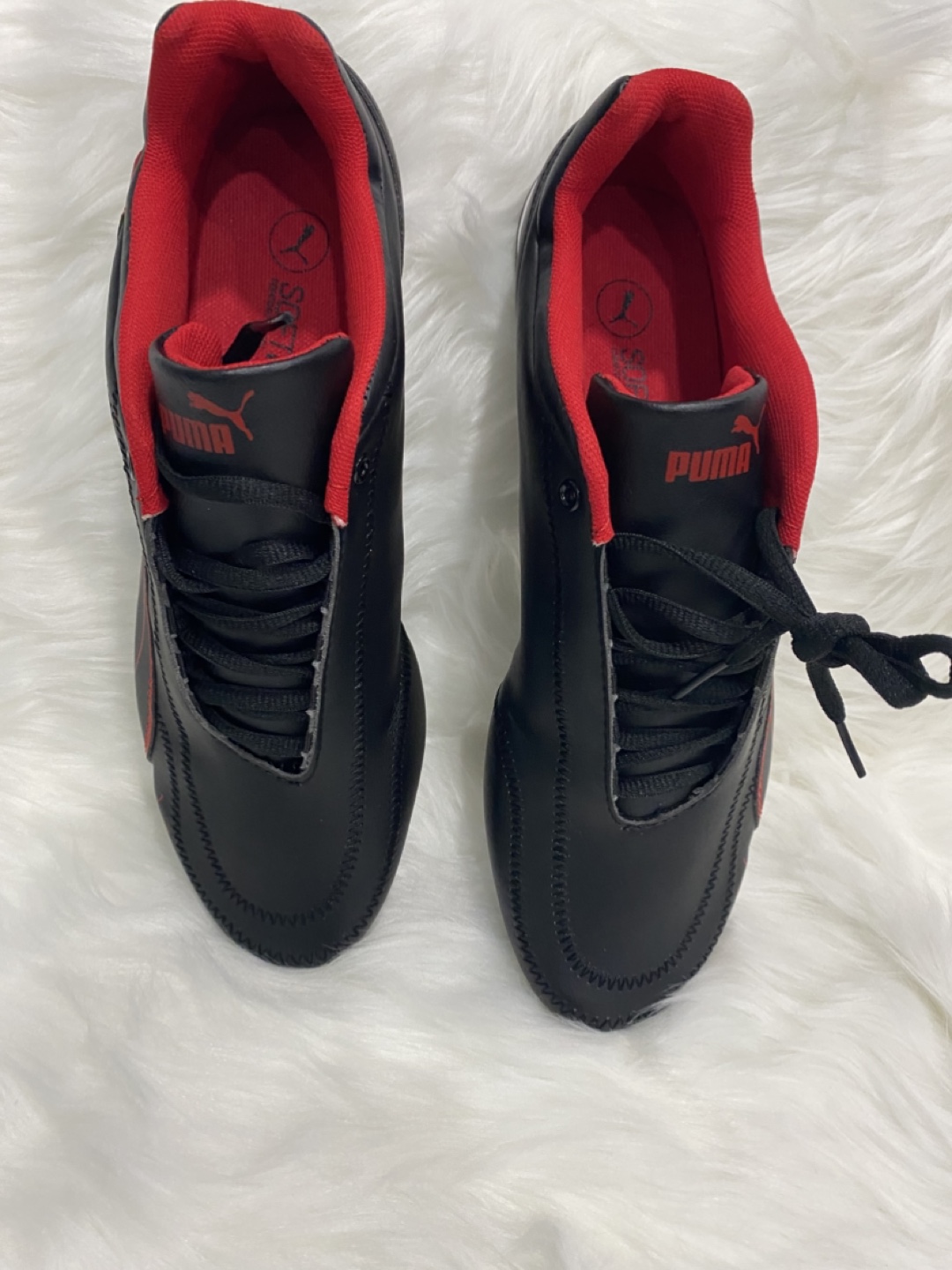 Puma Men's Black and Red Sneakers - Size 12 - photo 3