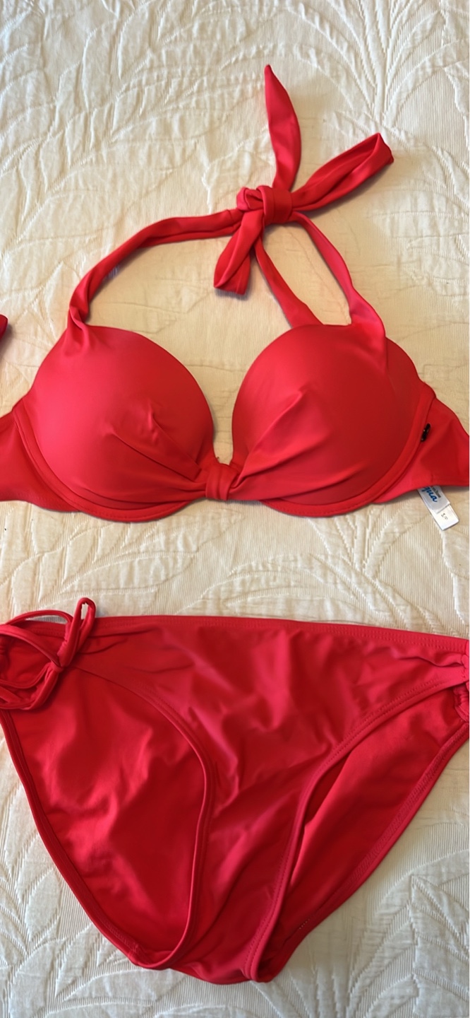 Red Halter Bikini Set - photo 2