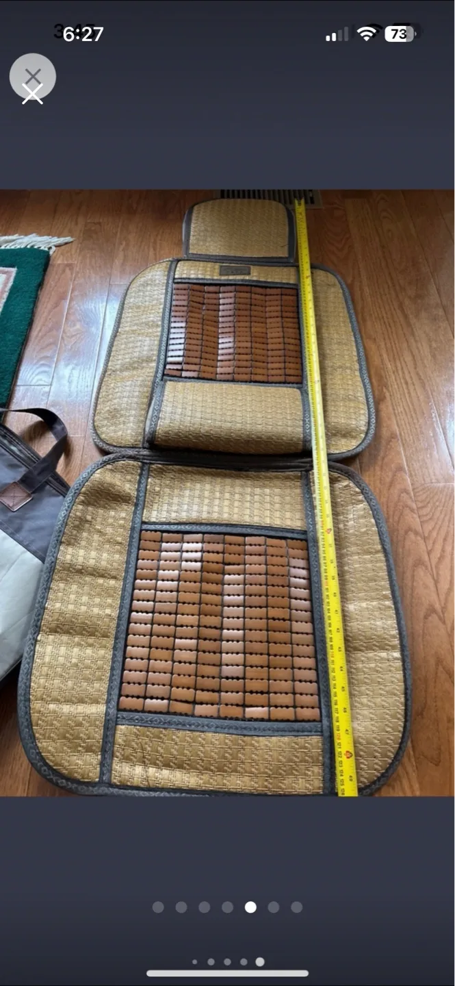 Set of Four Bamboo Car Seat Covers image indicator(5)