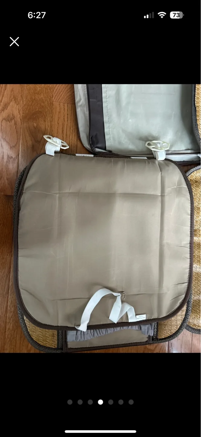 Set of Four Bamboo Car Seat Covers image indicator(4)