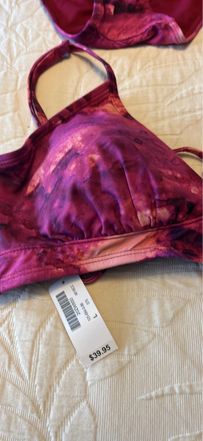 Ambra Women's Tie-Dye Bikini Set - Size Large - photo 3