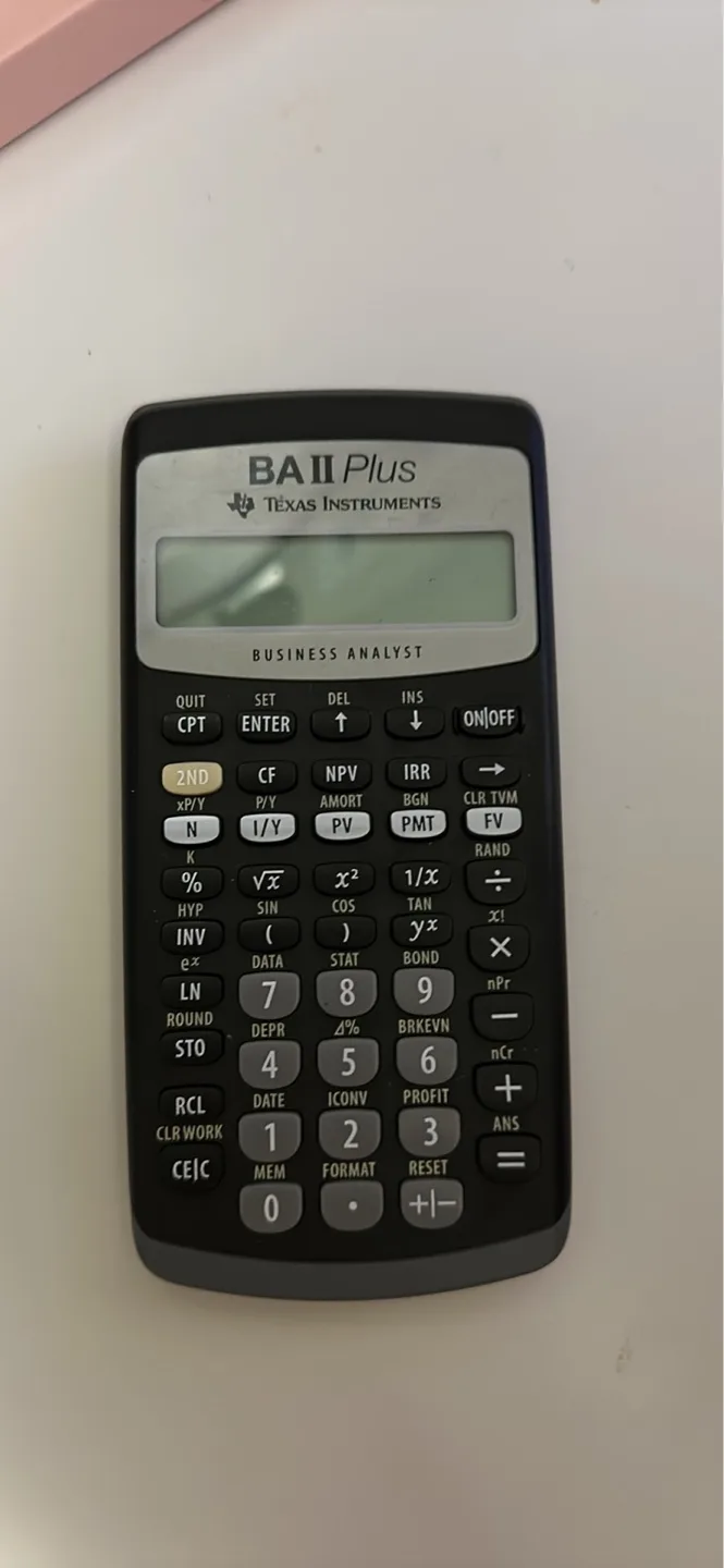 Texas Instruments BA II Plus Business Analyst Calculator thumbnail