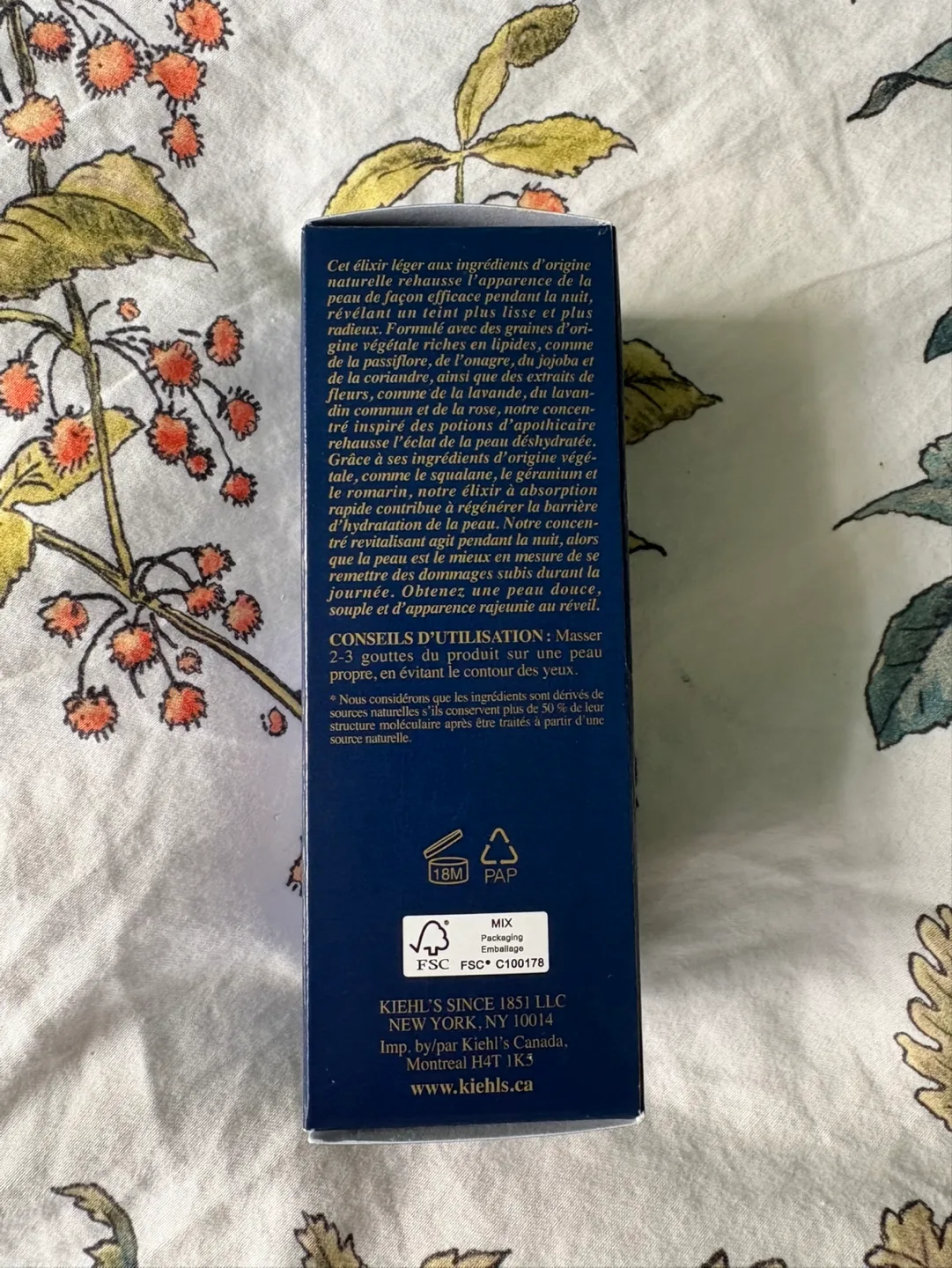 Kiehl's Midnight Recovery Concentrate Moisturizing Face Oil image indicator(5)