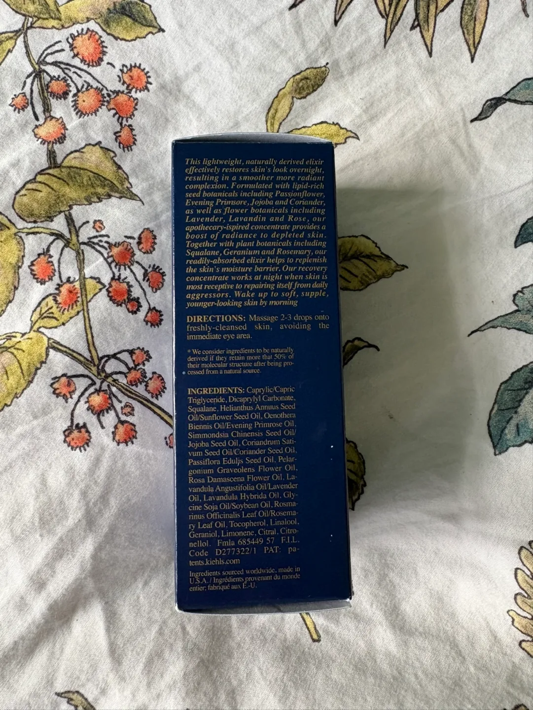 Kiehl's Midnight Recovery Concentrate Moisturizing Face Oil image indicator(3)