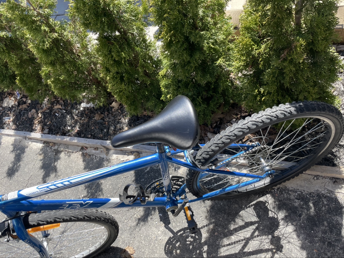 Blue bike bicycle - photo 2