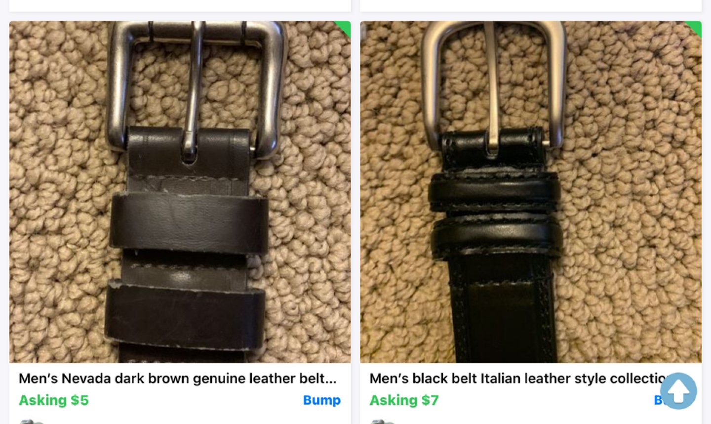 💚Men's Leather Belts 36 & 38 - photo 4