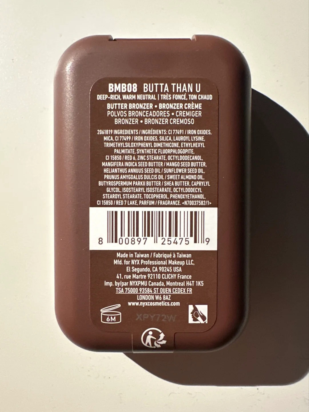 NYX Butter Melt Bronzer - BMB06 image indicator(2)