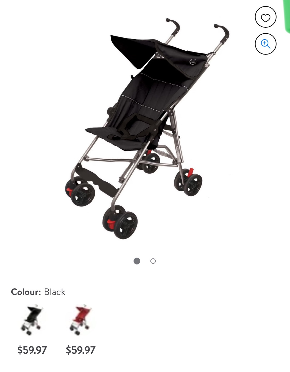 Lightweight Stroller - Black