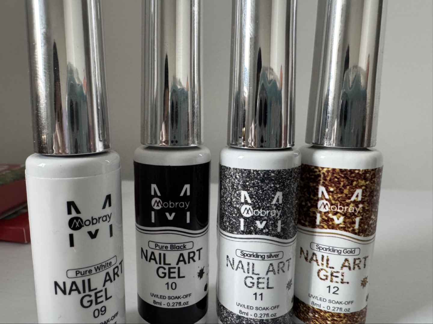 Nail Art Gel Set (4 colours)