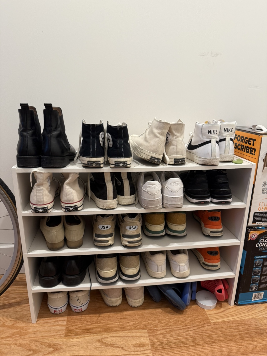 White Shoe Rack