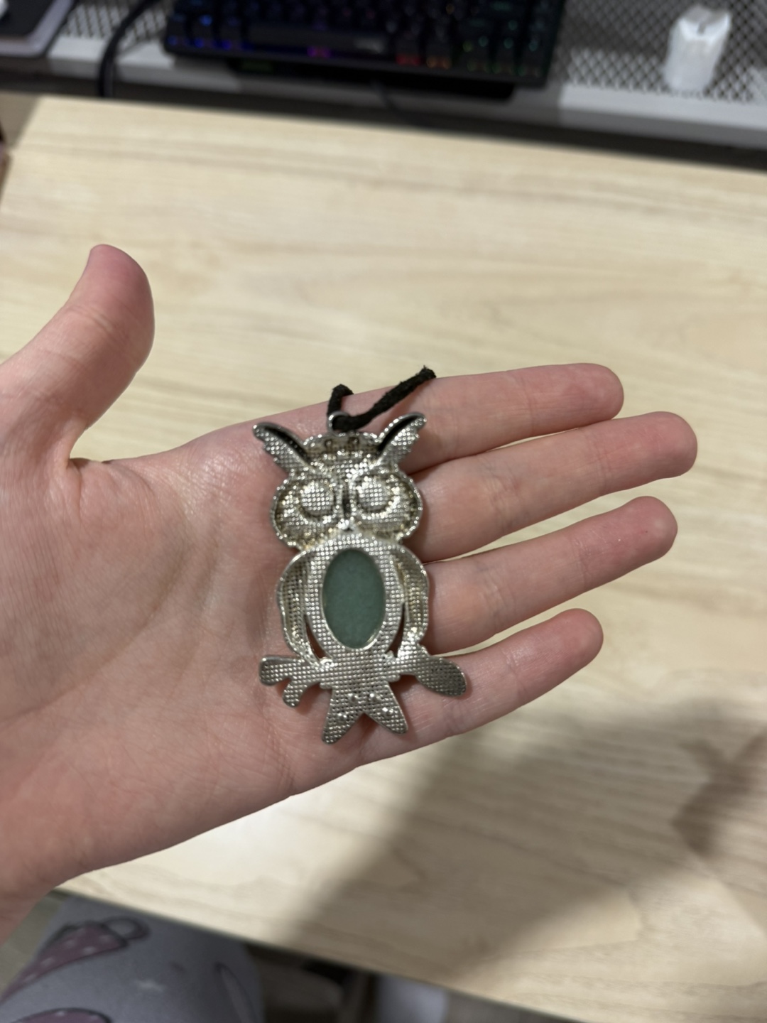 Unique Owl Pendant Necklace - photo 3