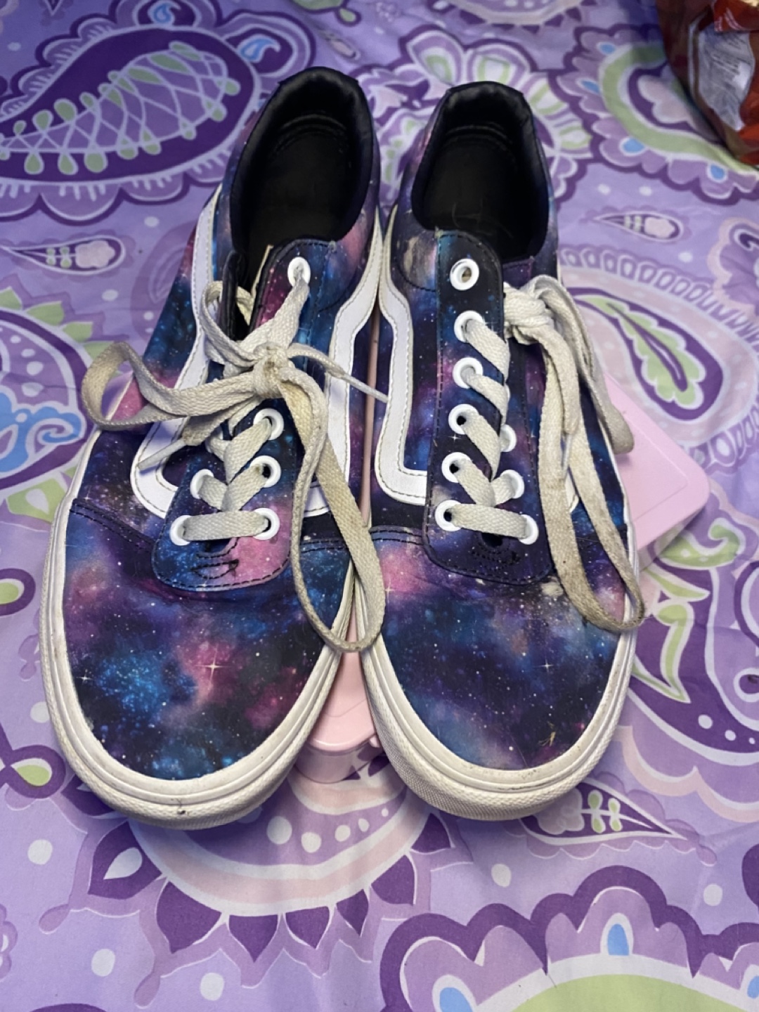 Women's Vans Galaxy Print Sneakers - Size 8.5