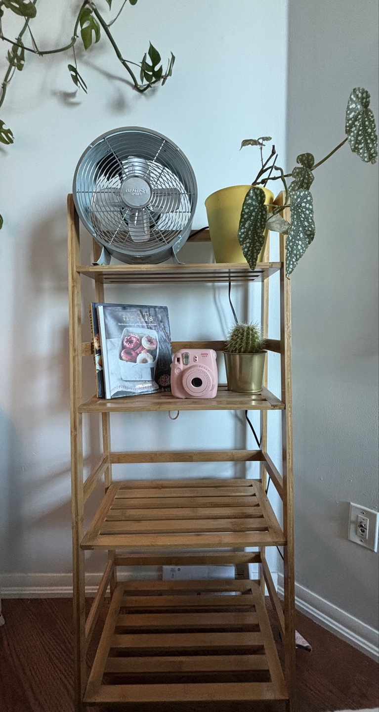 Bamboo 4-Tier Shelf