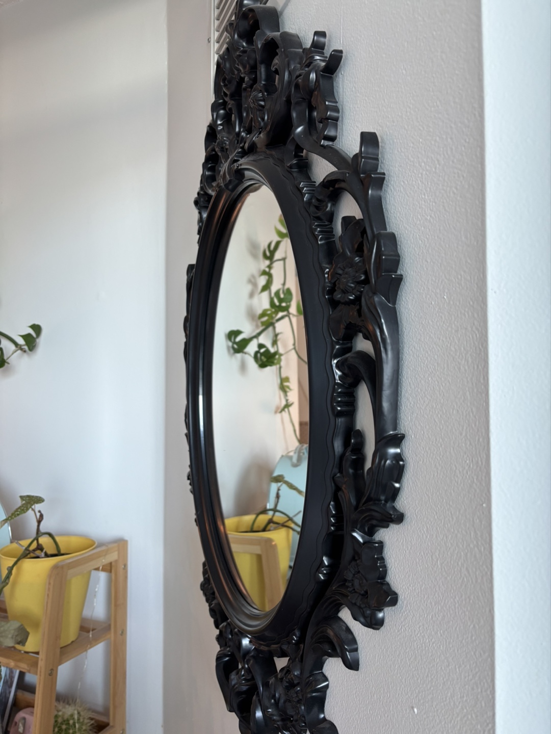Black Ornate Mirror - photo 2