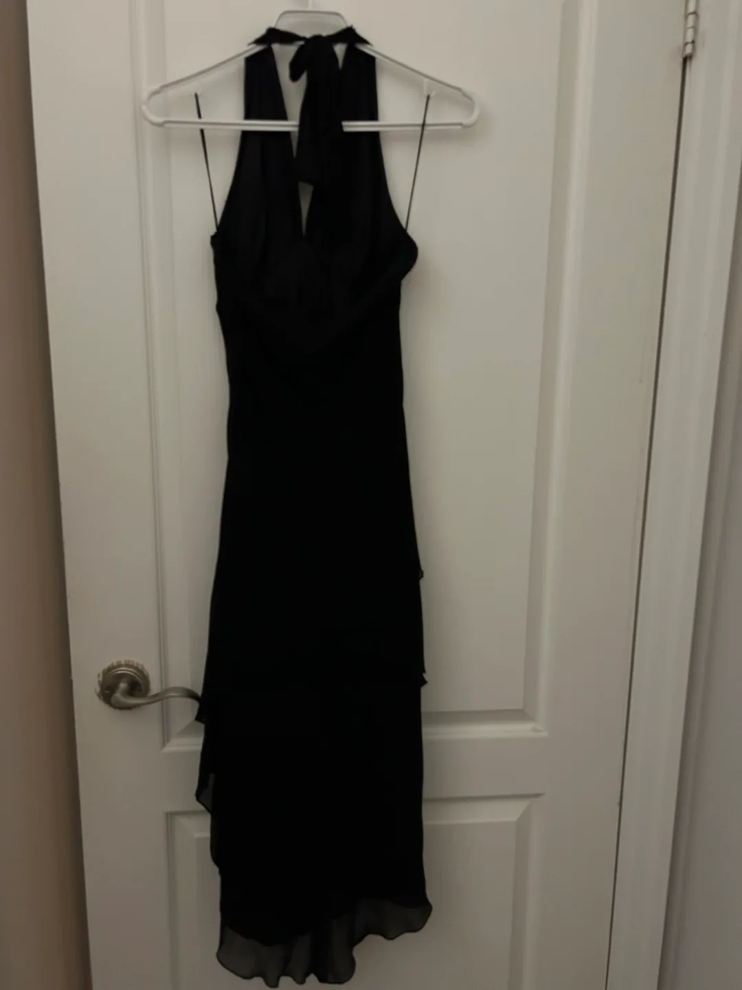 Beautiful Black Silk Dress - Sandra Angelozzi image indicator(6)