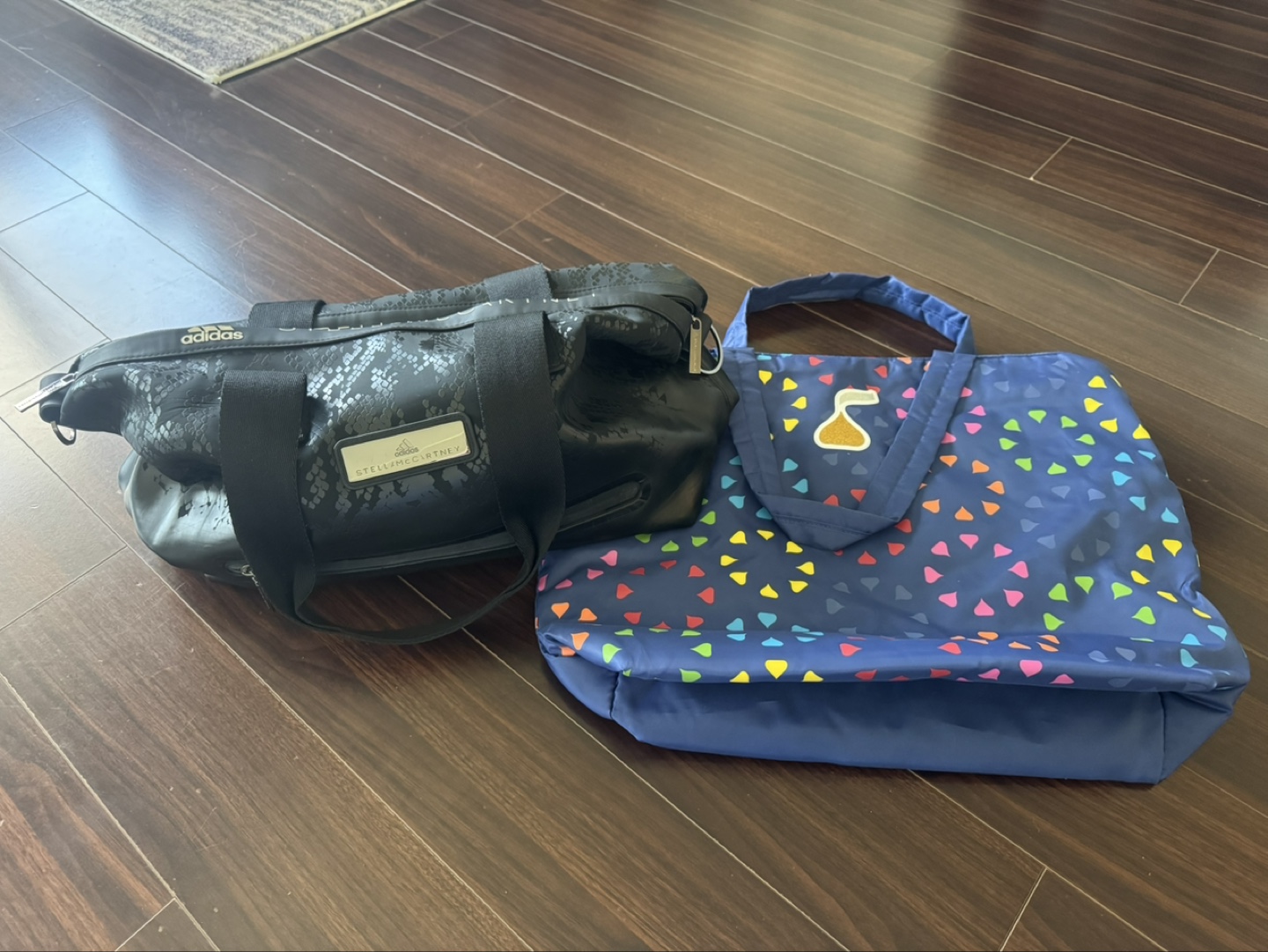 Adidas by Stella McCartney Gym Bag & Kiss Tote Bag Bundle