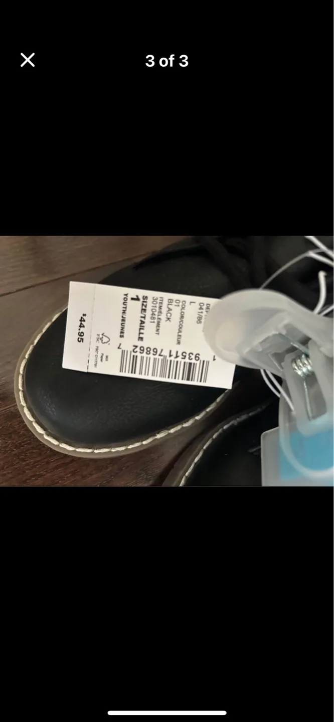 All shoes $10 each…sizes in the pictures image indicator(6)