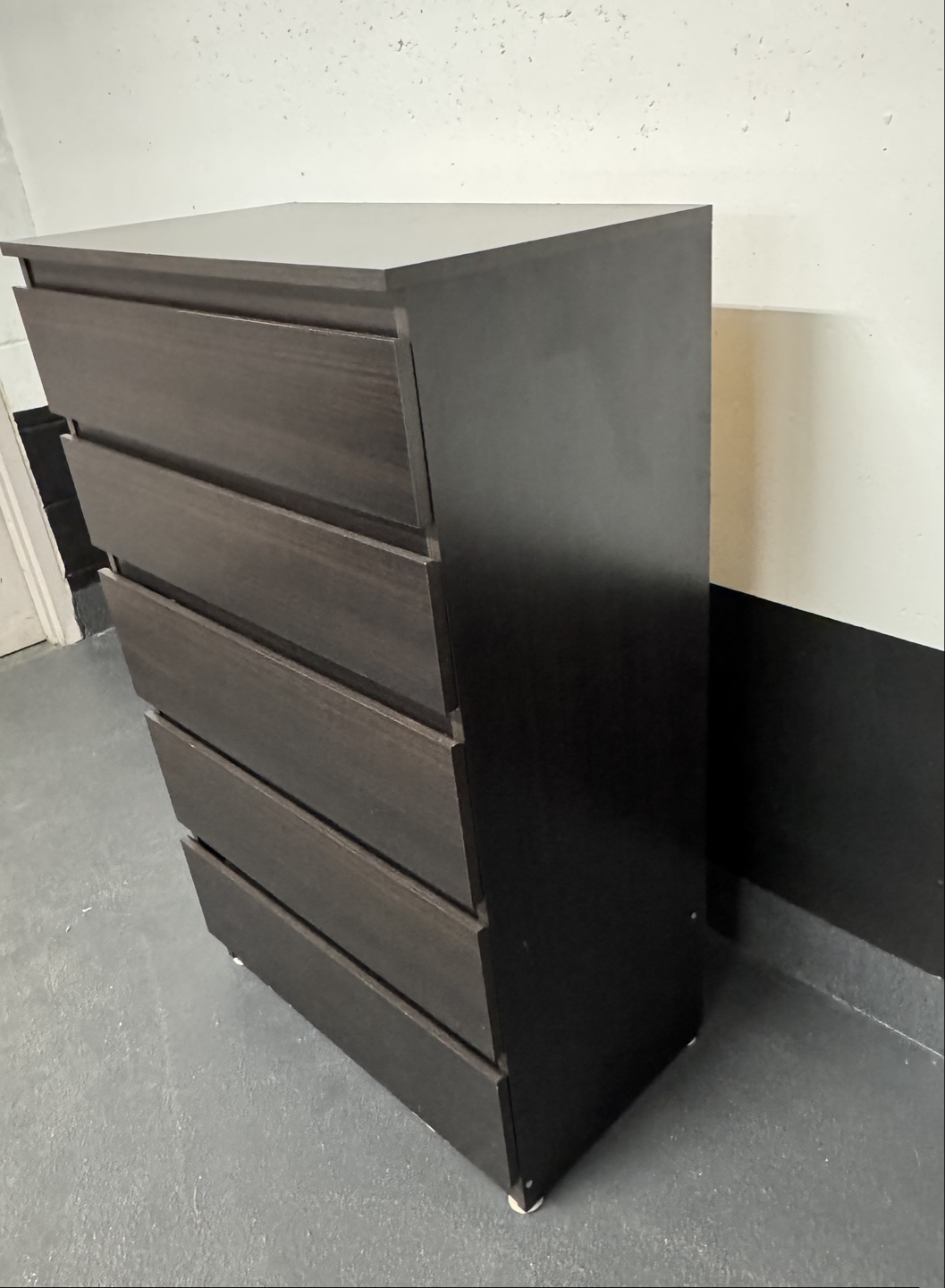 IKEA  Brown 5-Drawer Chest - photo 4