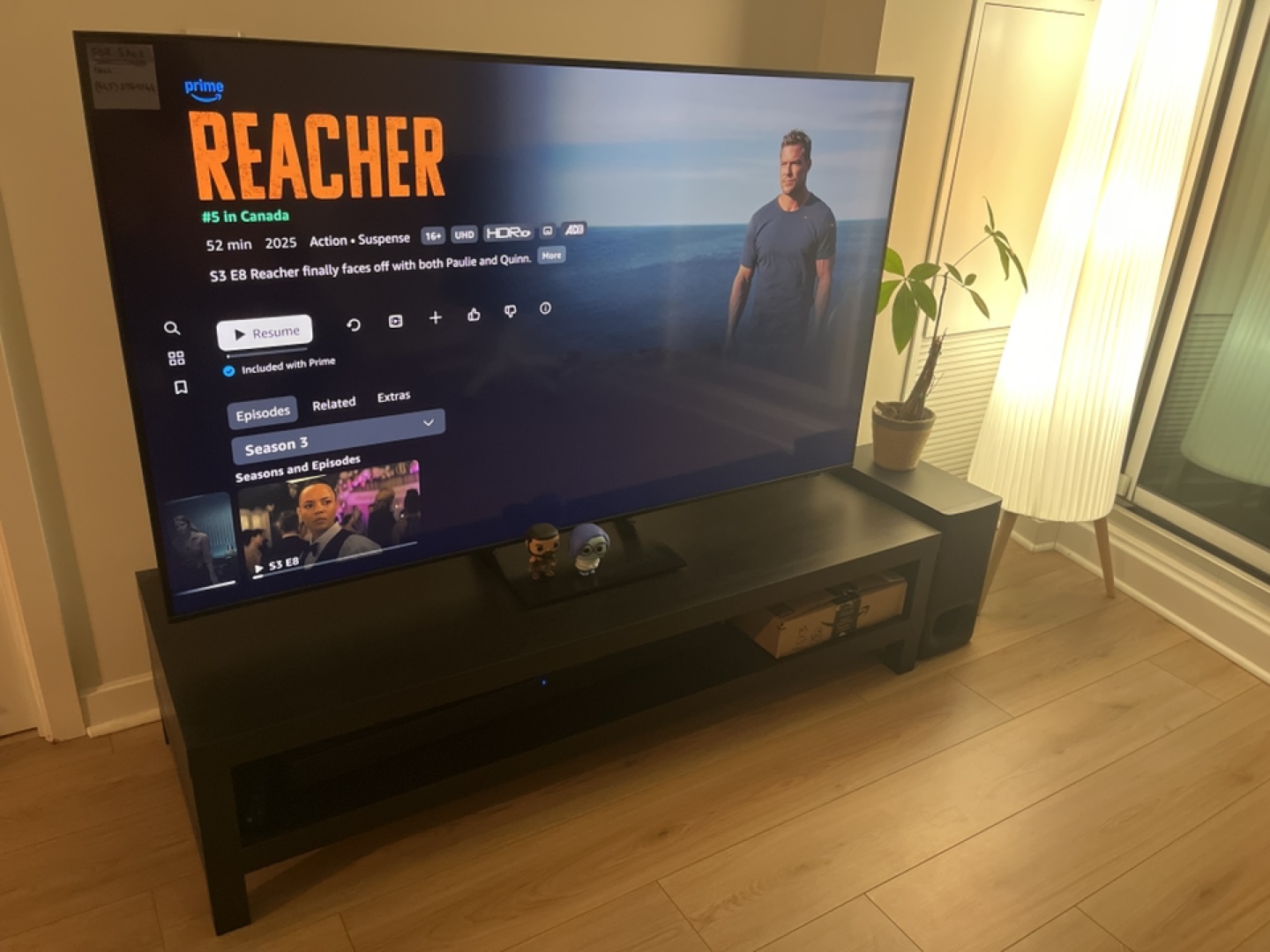 Black TV Stand for Sale