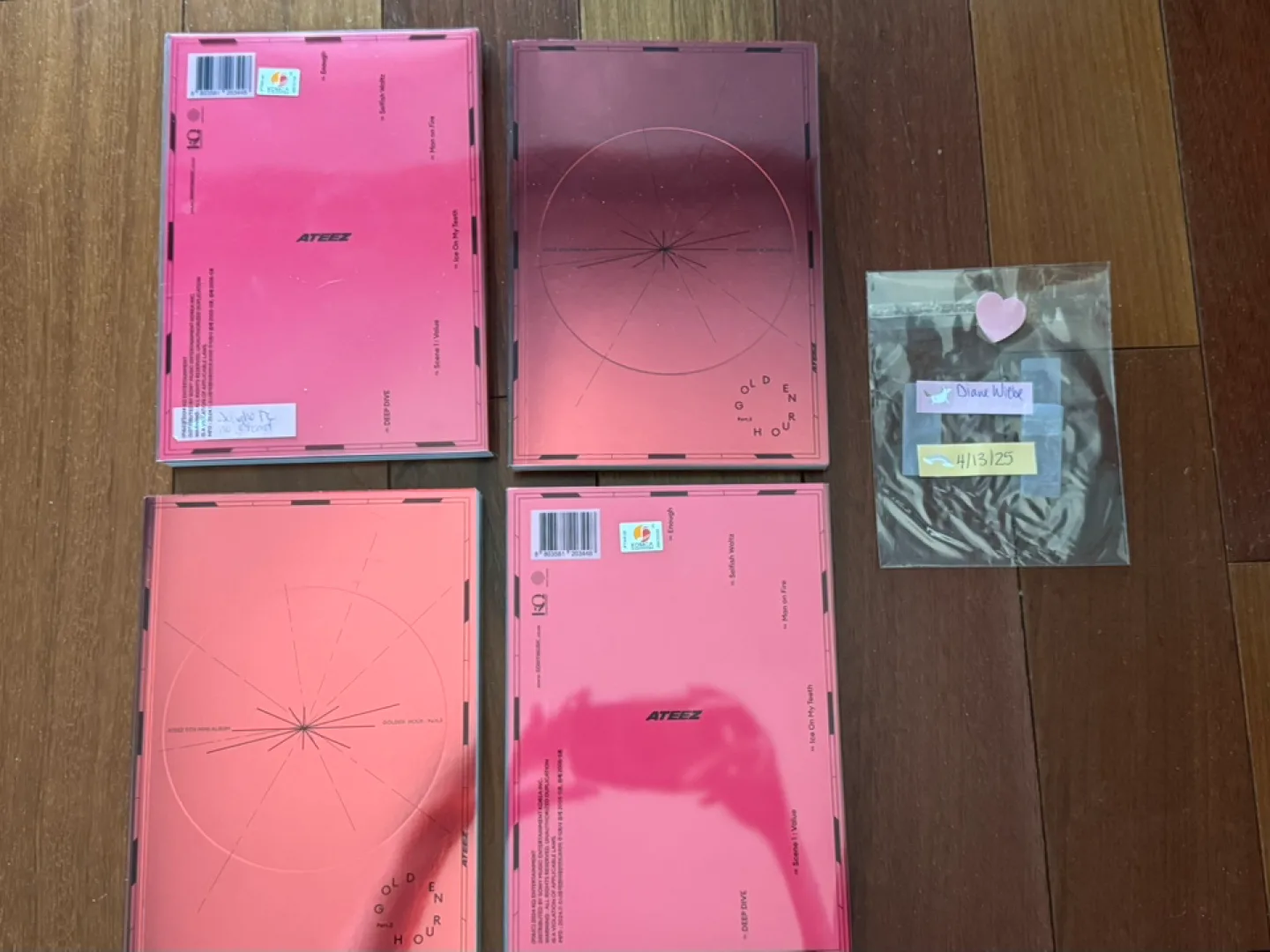 ATEEZ “Golden Hour Part.2” Album + Photocards image indicator(4)