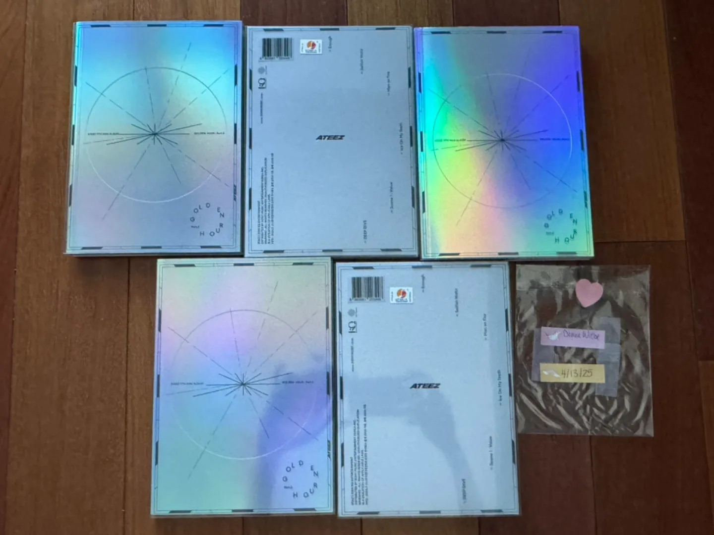 ATEEZ “Golden Hour Part.2” Album + Photocards image indicator(7)