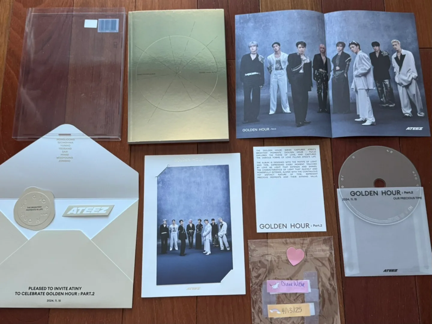 ATEEZ “Golden Hour Part.2” Album + Photocards image indicator(2)