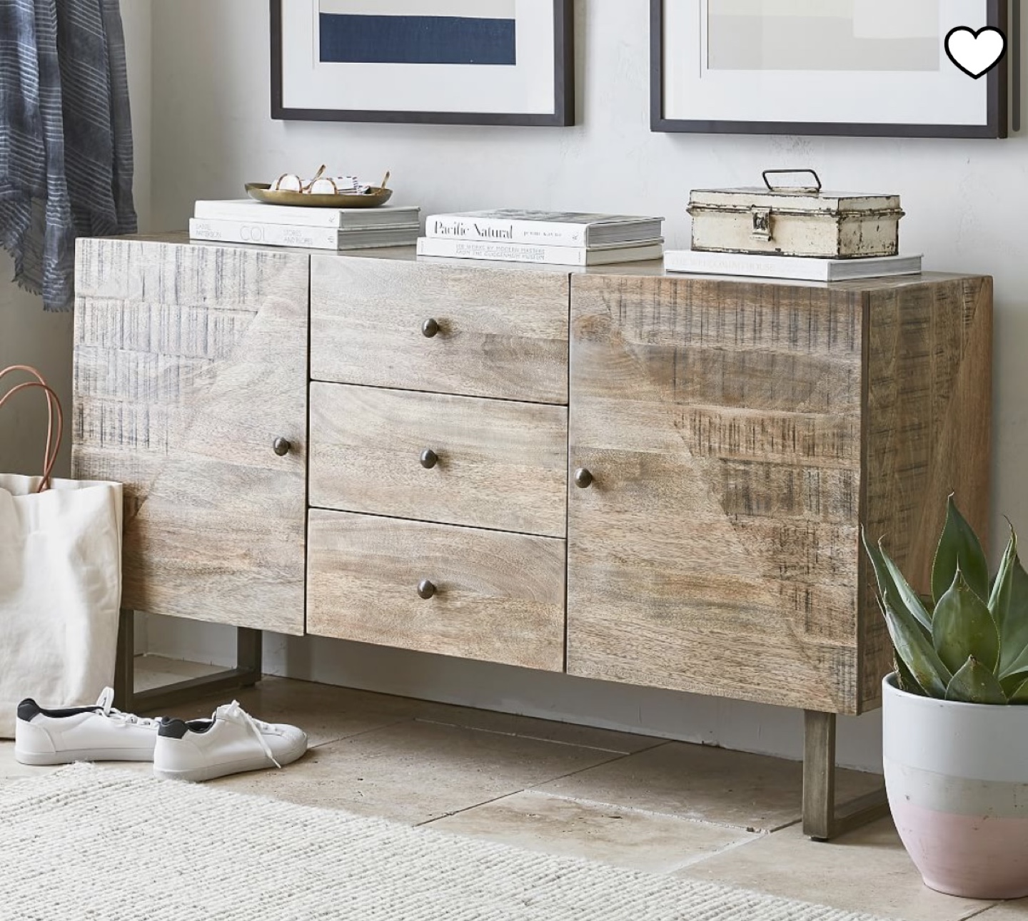 Pottery Barn Planked Sideboard Buffet (50")