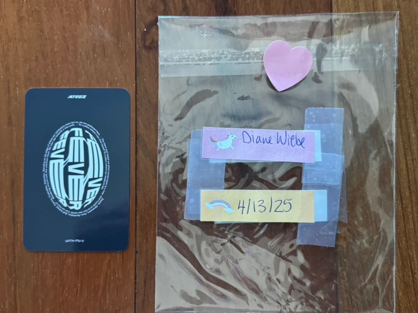 💚 ATEEZ “Zero : Fever” Wooyoung Withmuu POB Photocard image indicator(2)