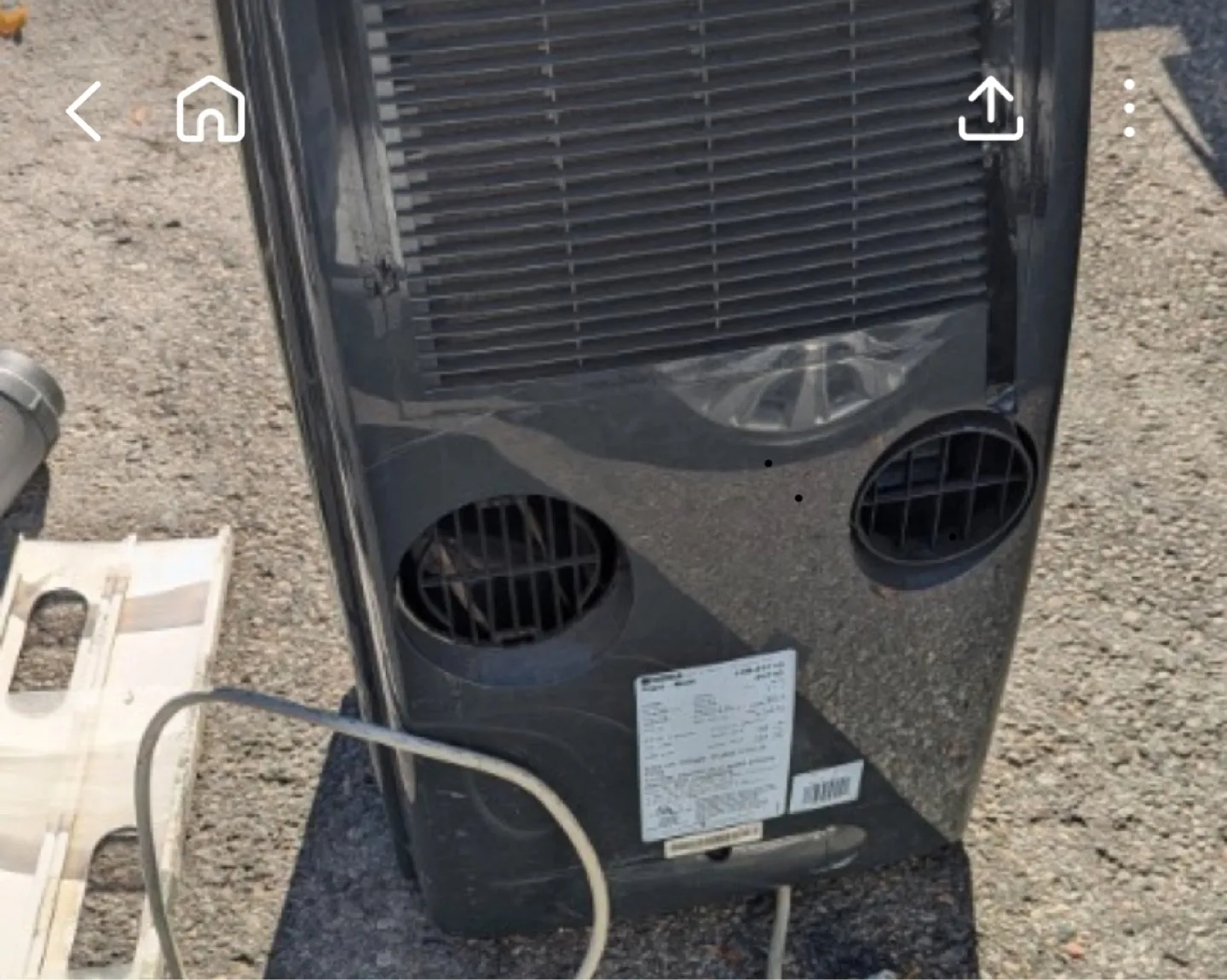 Kenmore 129-35710 Portable Air Conditioner image indicator(3)