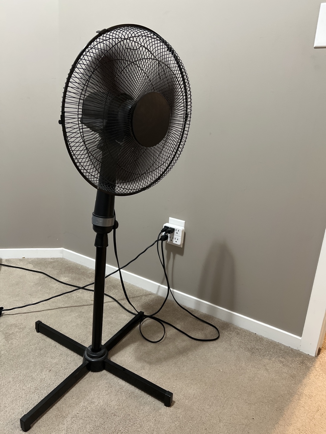 Black Stand Fan