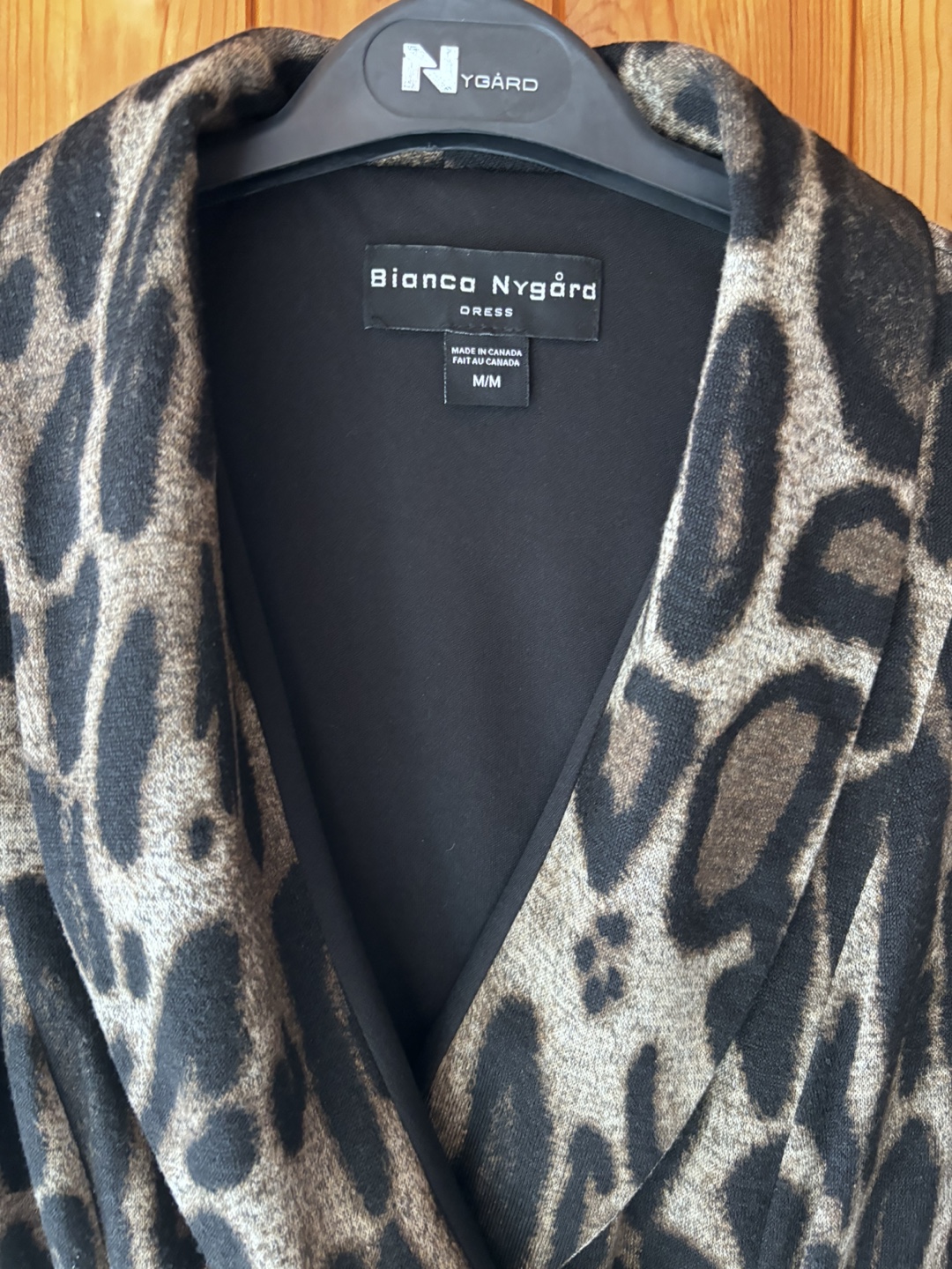 Bianca Nygård Leopard Print Dress - Size M/M - photo 2