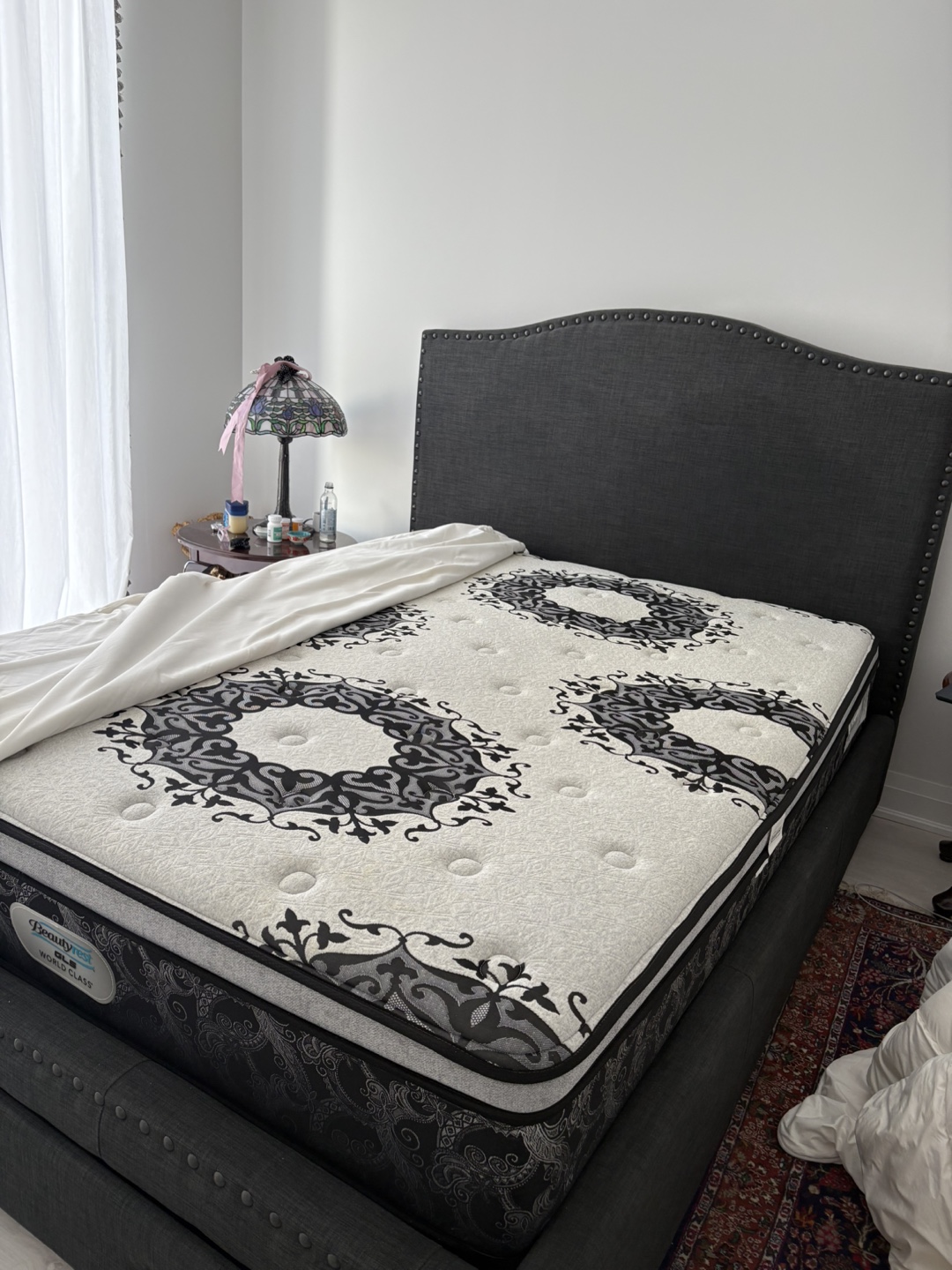 Queen Beautyrest GLS World Class Mattress with Storage Bed Frame