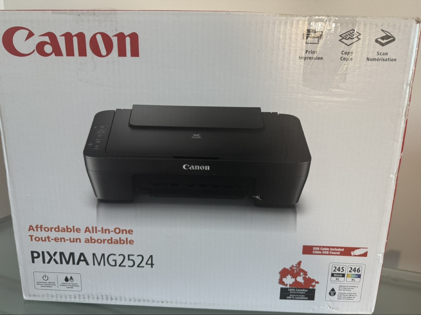 Canon PIXMA MG2524 All-in-One Printer - New in Box - photo 2