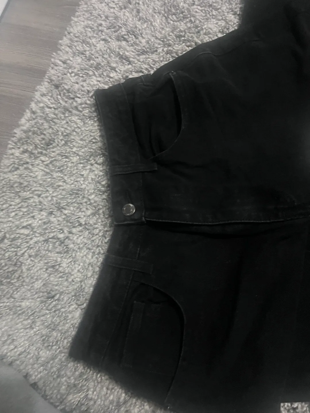 PLT Tall Black Distressed Jeans Size US6 image indicator(6)