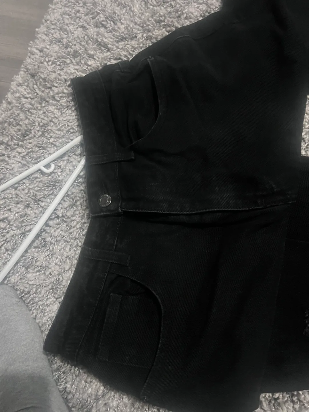 PLT Tall Black Distressed Jeans Size US6 image indicator(3)