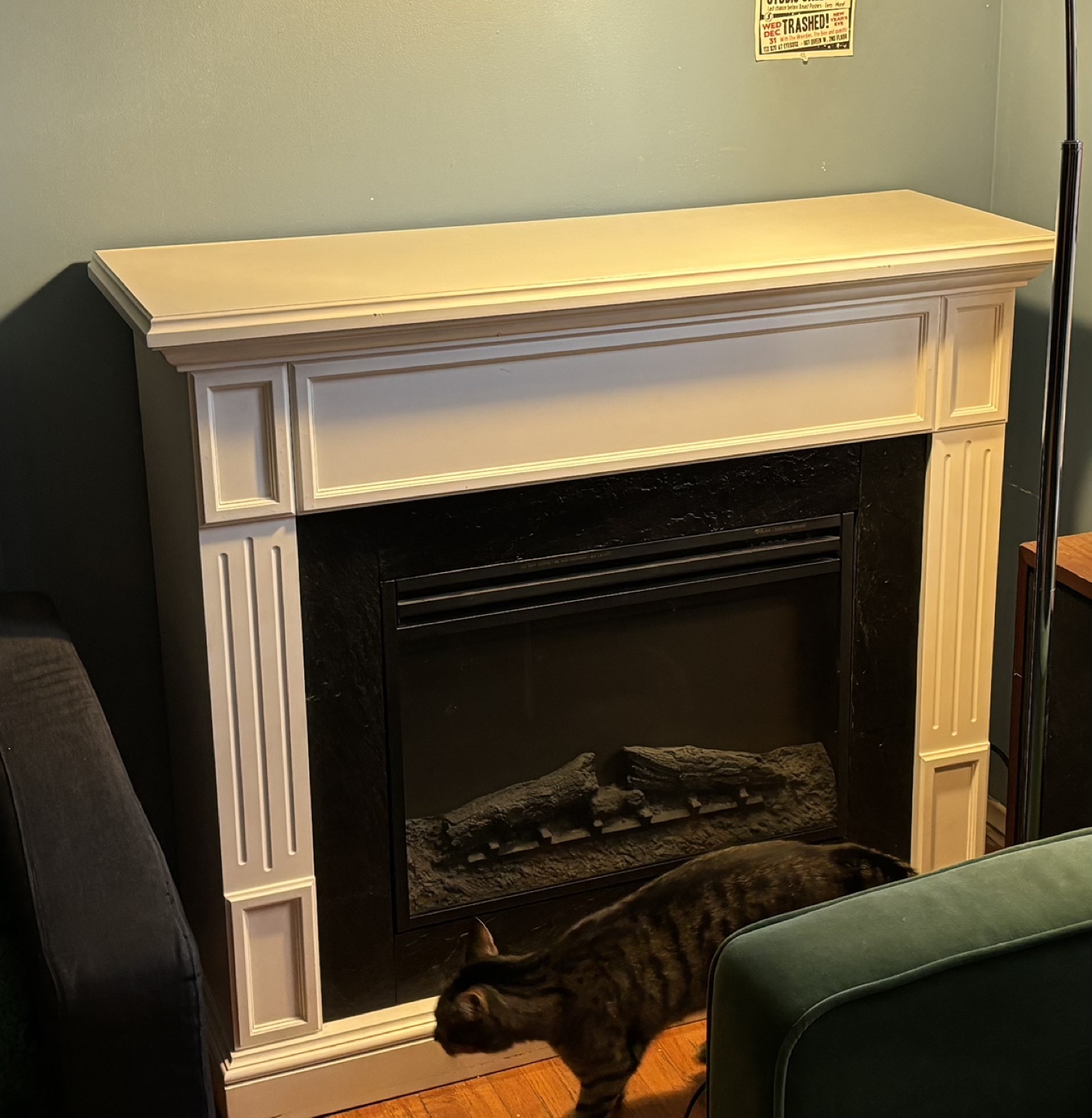 Electric Fireplace Mantel