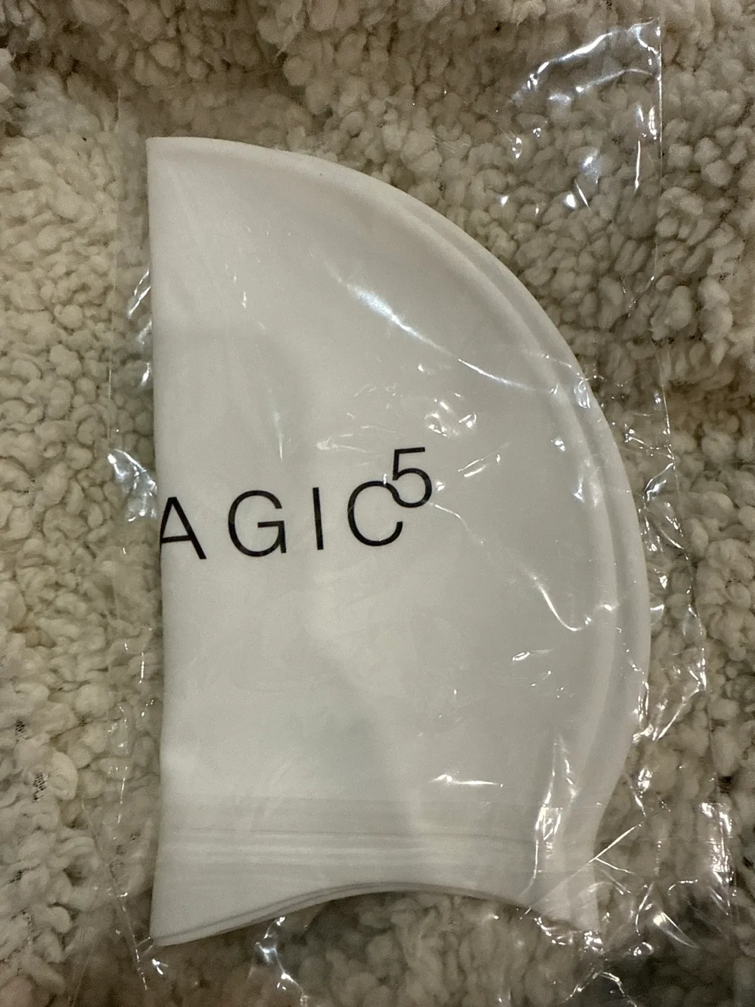 💚 Magic 5 -White Silicone Swim Cap image indicator(2)