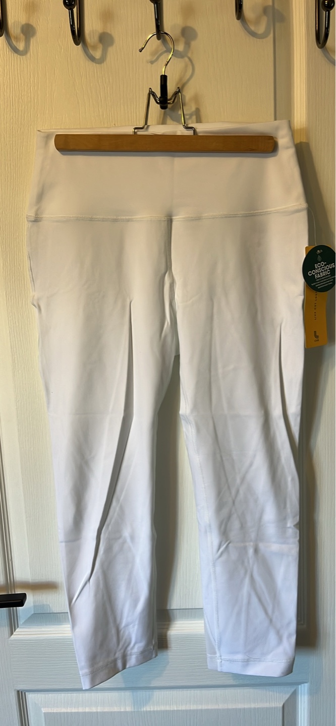 LOLE Yuna Women's White Sports Bra & Leggings Set - Size Large - photo 2