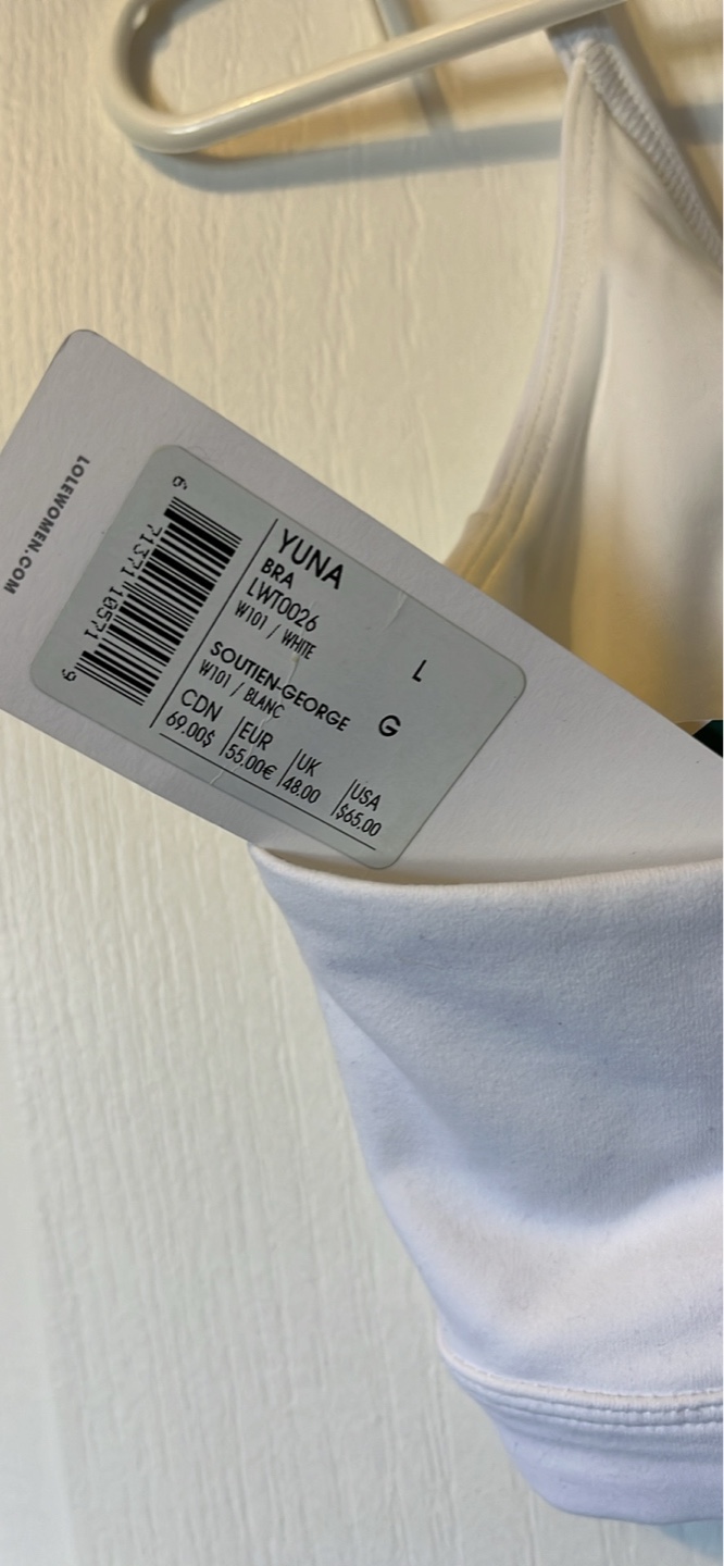 LOLE Yuna Women's White Sports Bra & Leggings Set - Size Large - photo 5