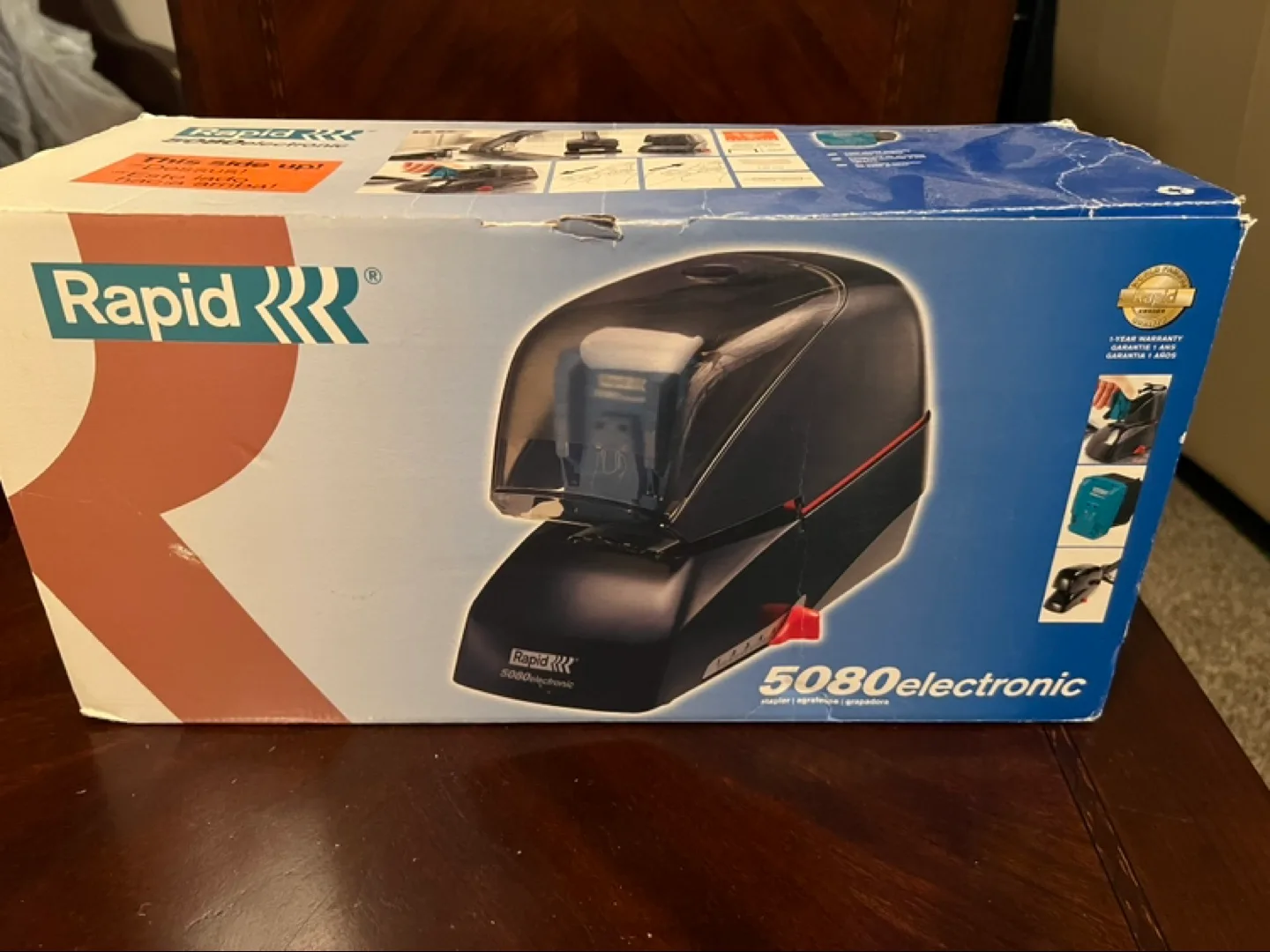 Rapid 5080 Electronic Stapler - New in Box thumbnail
