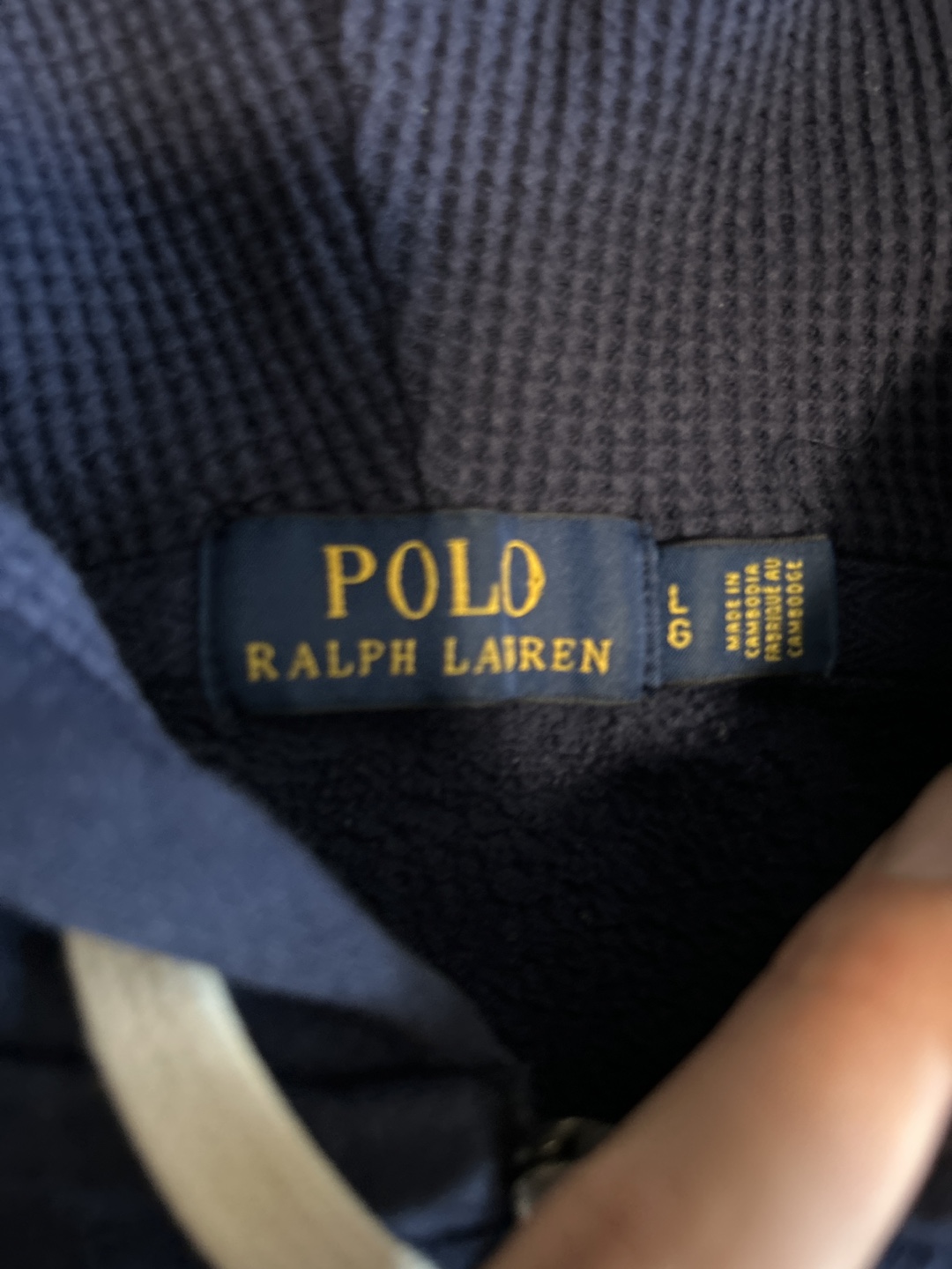 Polo Ralph Lauren Zip-Up Hoodie - Size Large - photo 2