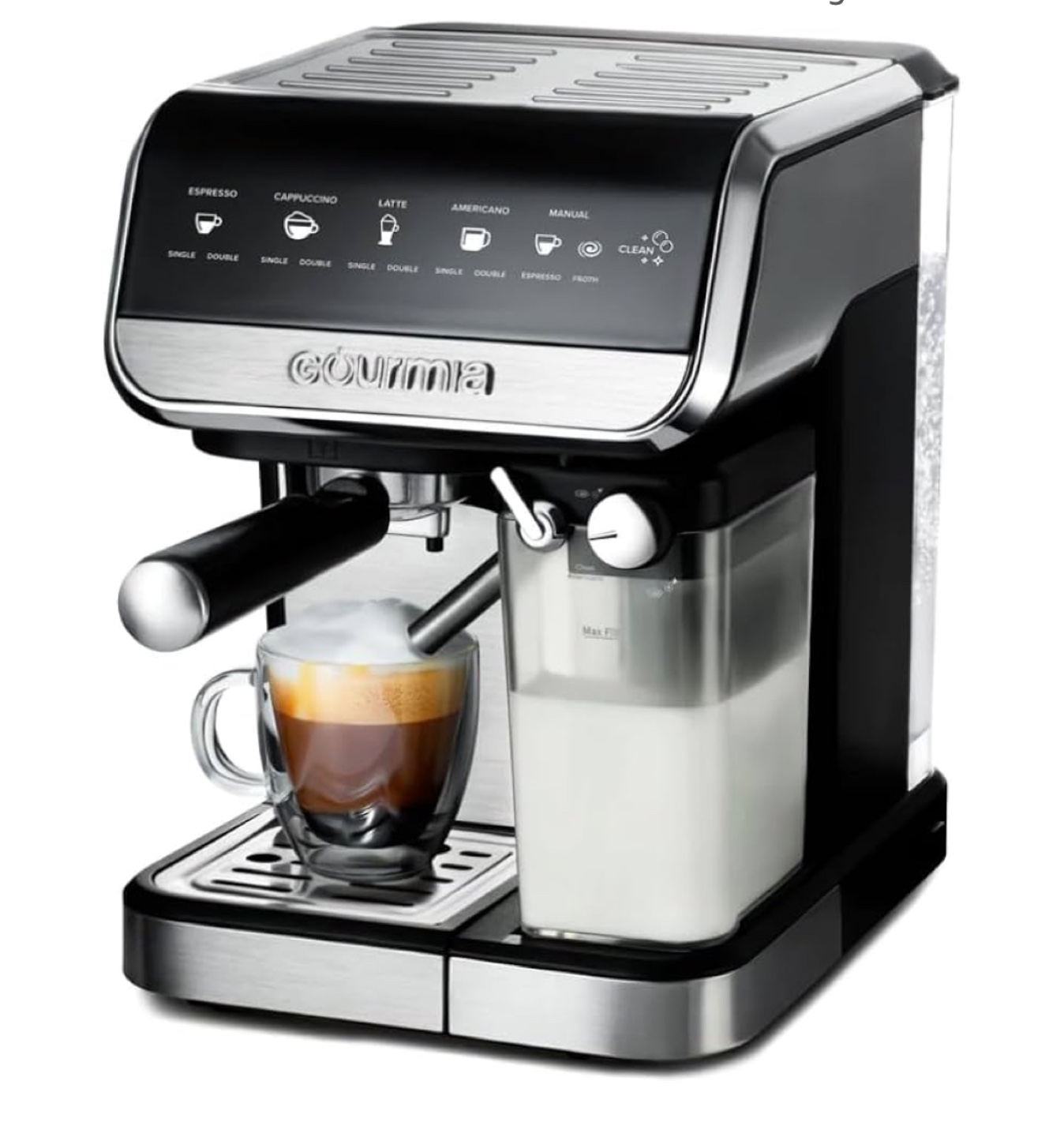 Brand New Gourmia 8-in-1 Espresso Coffee Maker Machine
