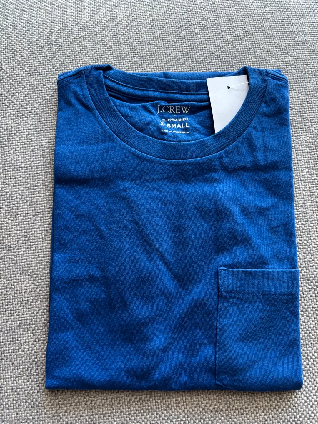 J.Crew Men's Cotton Washed Jersey Pocket Tee ~ XS **BNWT**💚 image indicator(2)