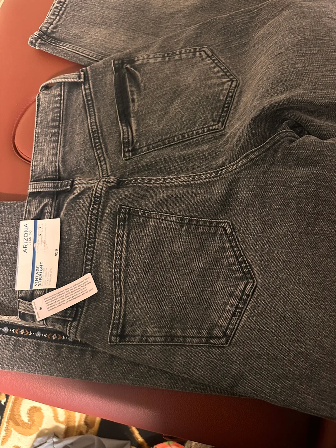 Arizona Jean Co. Highest-Rise Vintage Straight Jeans image indicator(3)