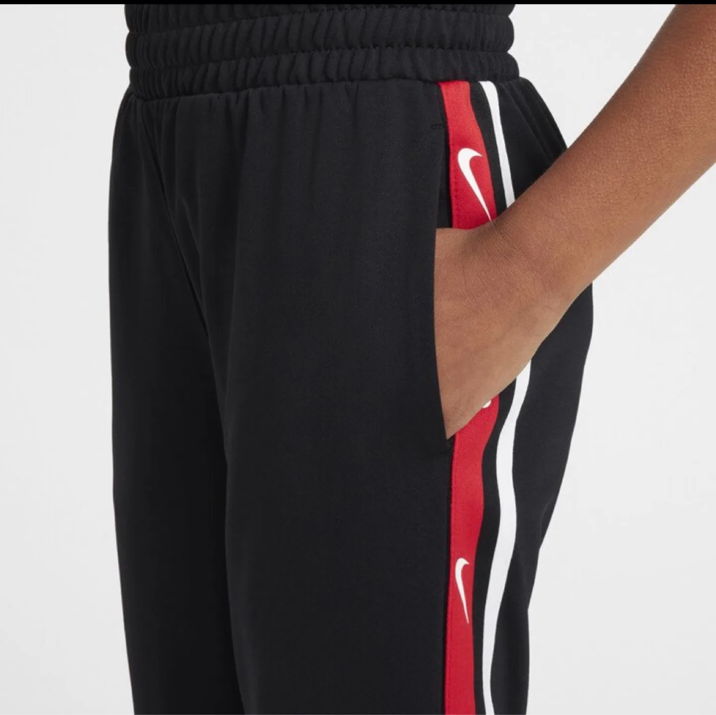 Nike Big Kids' Knit Jogger Pants in Black ~ Size XL **BNWT**💚 image indicator(2)