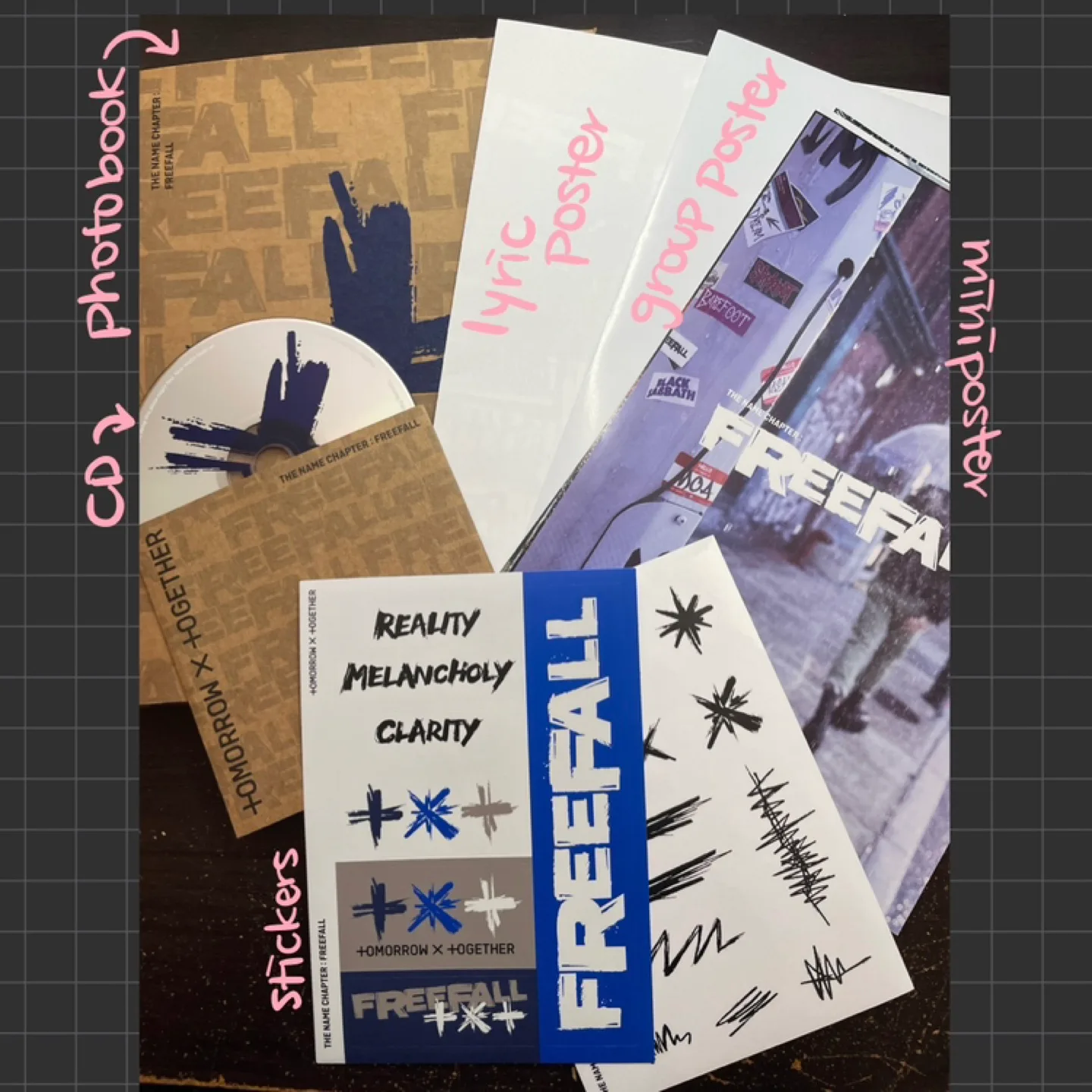 TXT - The Name Chapter: FREEFALL (Reality Ver.) Album Kpop image indicator(2)