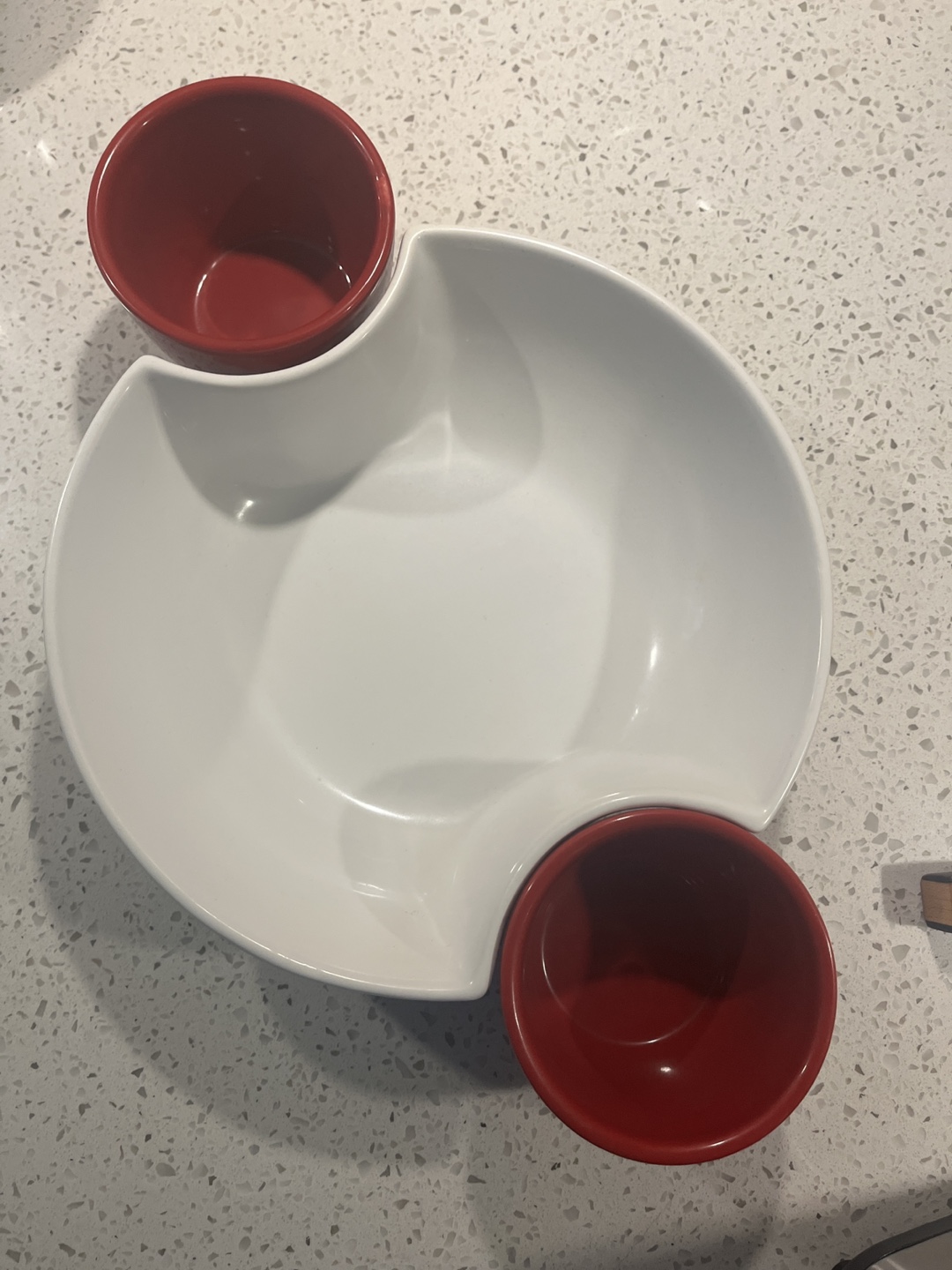 Chips and dips bowl set